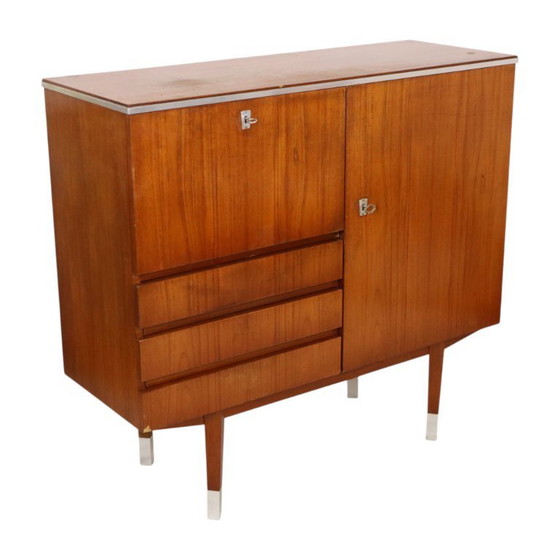 Image 1 of Vintage Bar Furniture Sideboard Teak Veneer