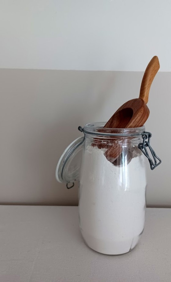 Image 1 of Zweedse teakhouten scoop bowl – Mid‑Century – Made in Sweden
