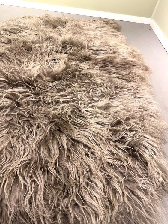 Image 1 of Long-haired sheepskin rug
