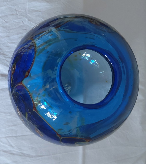 Image 1 of Louis Leloup vase blue