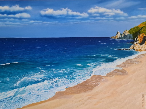 Oil painting: "Seabreeze"