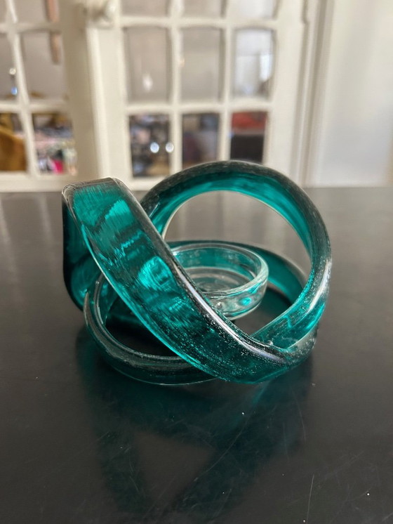 Image 1 of Kerzenhalter aus Glasband