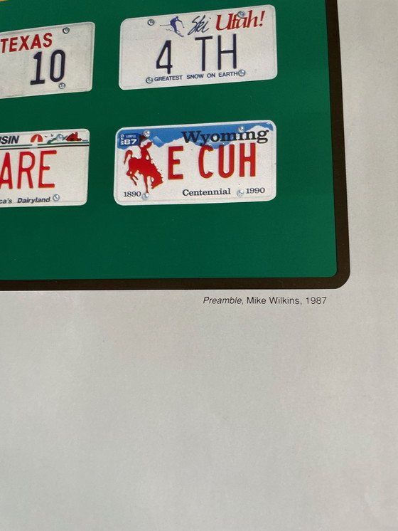 Image 1 of Mike Wilkins, Preambule, (#1988.39), 1987 nr. 1957, Copyright Smithsonian Institution, Gedrukt in Korea