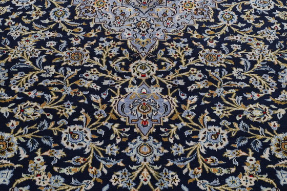 Image 1 of Alfombra persa Kashan 3,74 x 2,63 Alfombra oriental fina N.° 24640