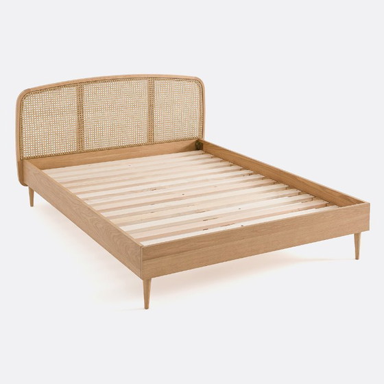 La Redoute Intérieurs Buisseau Bed 160x200 — Eiken en Rotan – Tweepersoonsbedden, Wood (photo 6 of 8)
