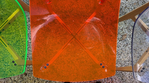 8x plexiglass Skitch AKA chair by Jean Marie Massaud