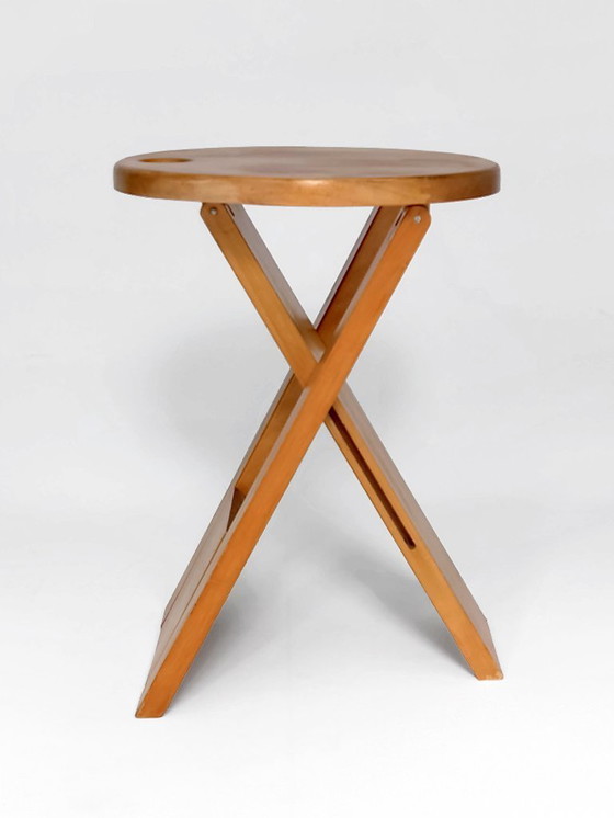 Image 1 of Suzy Buchenholzhocker von Adrian Reed 1984