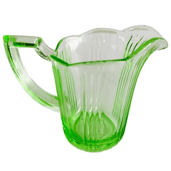 Set da crema in vetro vintage Anna Green, anni '30 – Stoviglie, Glass (photo 10 of 10)