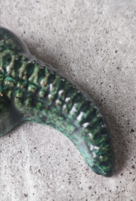 Image 1 of Crocodile Accolay en céramique émaillée