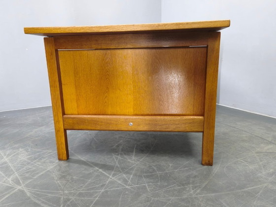 Image 1 of Bureau en chêne GE125 de Hans J. Wegner pour GETAMA, Danemark