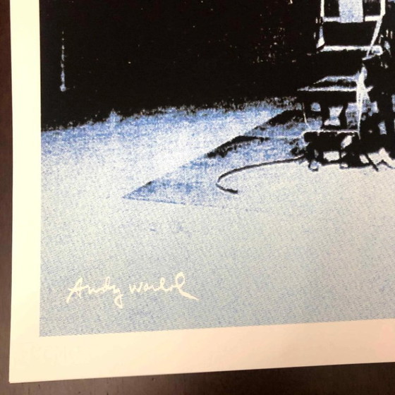 1990s After Andy Warhol "Electric Chair" Lithograph – Lithographs & prints, Paper (photo 4 of 11)