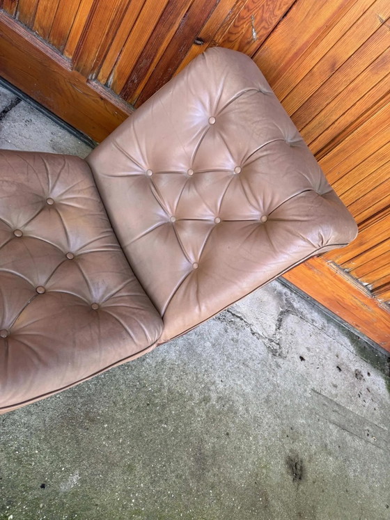 Mid-Century Brown Lounge Chairs, 1960s – Chairs and lounge chairs, Leather, Mid Century Modern (photo 7 of 8)