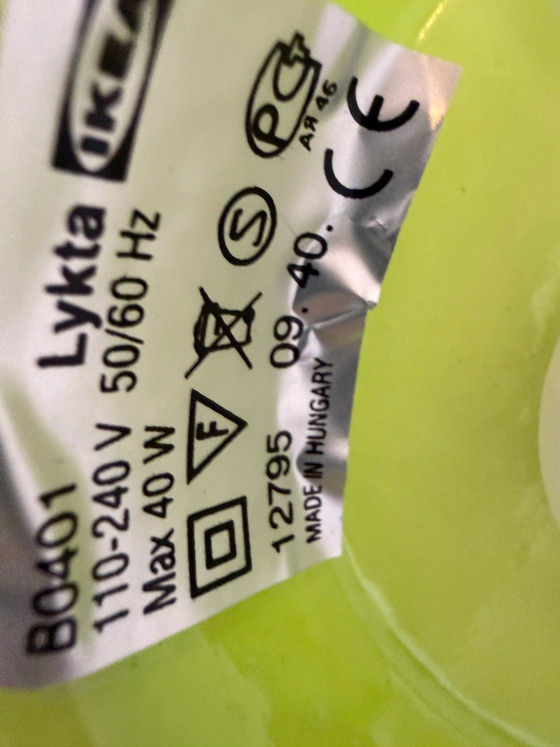 Lime green Lykta lamp IKEA – Reading Lamp (photo 5 of 7)