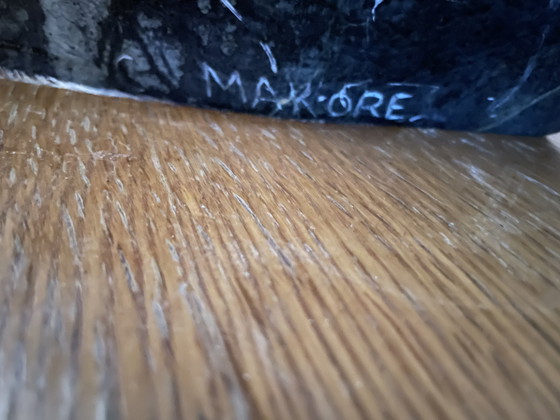 Image 1 of Exklusive Cliff Makore Skulptur „Chronik“ – 50 kg Gepardenjade (gesegnet/signiert)