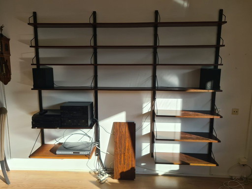 Unidad de pared de teca Poul Cadovius Royal System