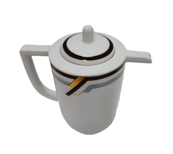 Image 1 of Pichet vintage en porcelaine avec couvercle « Le Perle »