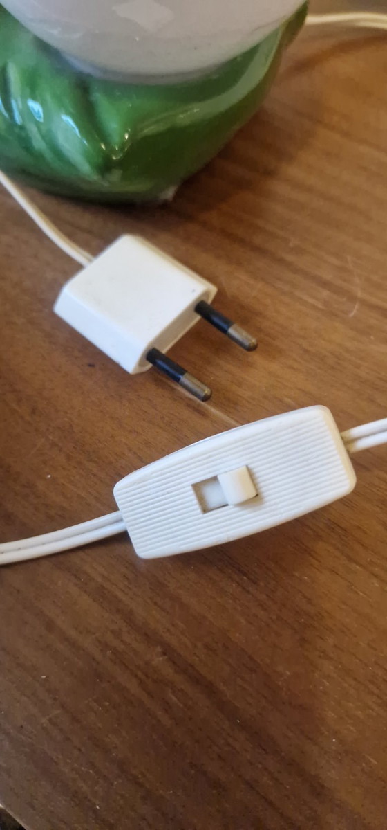 Image 1 of Lampe de table vintage unique - panthère