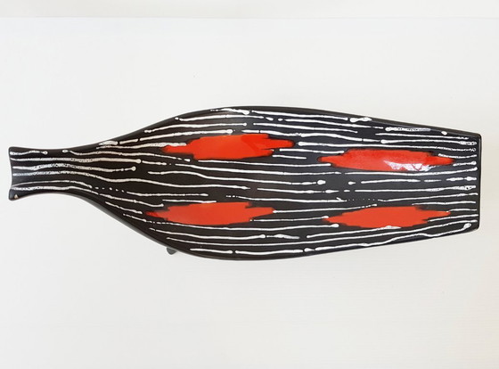 Image 1 of GABRIEL FOURMAINTRAUX DESVRES ZOOMORPHIC CERAMIC FRUIT BOWL 1950 VINTAGE