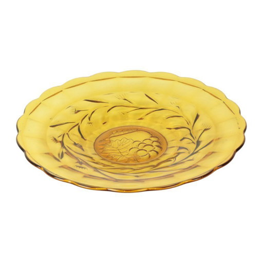 Art Deco Fruit Bowl Amber
