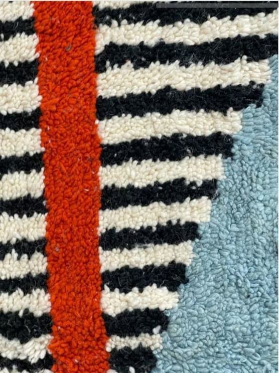 Image 1 of Tappeto berbero tradizionale in pura lana, tessuto a mano, 150/250 cm