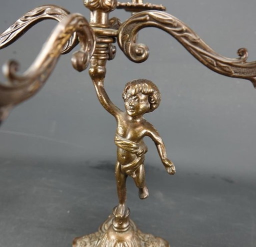 Chandelier ancien en bronze