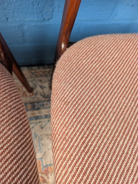 Image 1 of 4 chaises danoises vintage, années 1960