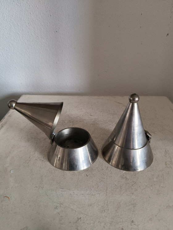 Image 1 of Bougeoirs vintage design postmoderne Memphis Also Rossi style