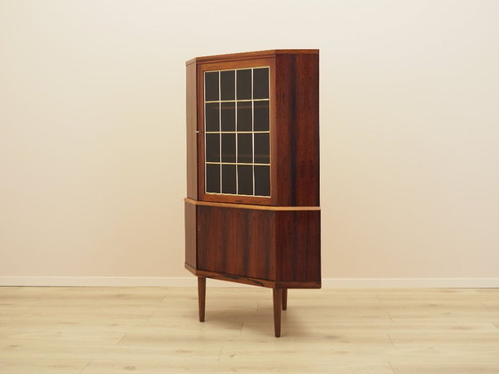 Vetrina d'angolo danese in impiallacciatura di palissandro degli anni '70 – Vetrine, Wood (photo 3 of 8)