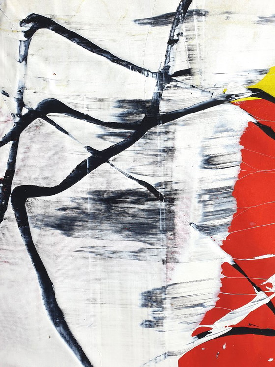 Jürgen Angeler - Rode Bloem - XXL – Schilderijen & Tekeningen, Canvas (photo 7 of 20)