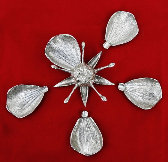 Image 1 of Gucci Style Five Petal Flower Ashtray or Catch-all Mid Century Italy C1960s