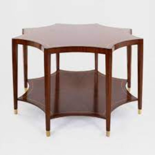 Jansen Furniture Table - Mahogany | 140 x 140 x 90 cm