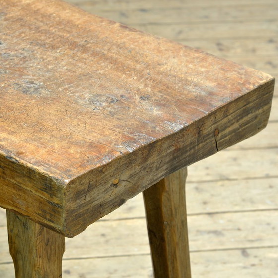 Tavolo da macellaio in rovere, circa 1920 – Tavoli, Wood (photo 5 of 11)