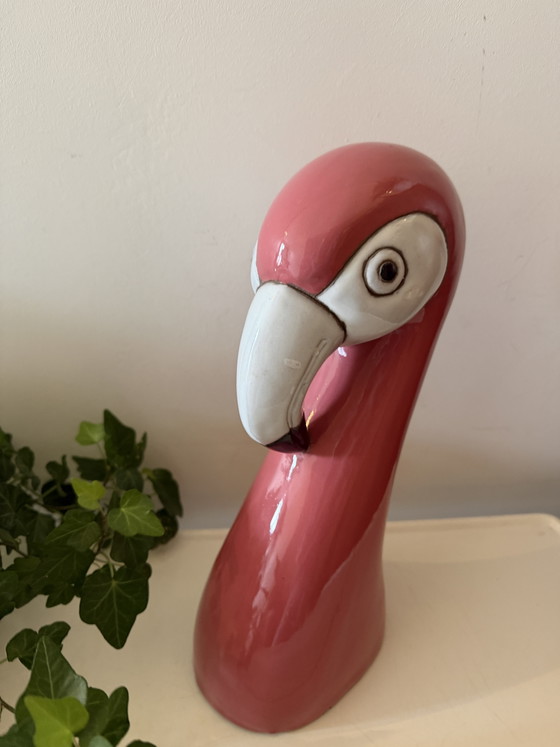 Image 1 of Flamingo-Statue aus den 1980er Jahren