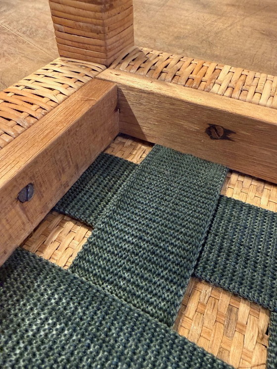 Image 1 of Jean-Michel Frank — Conjunto de ocho sillas de ratán reedición de Écart International.