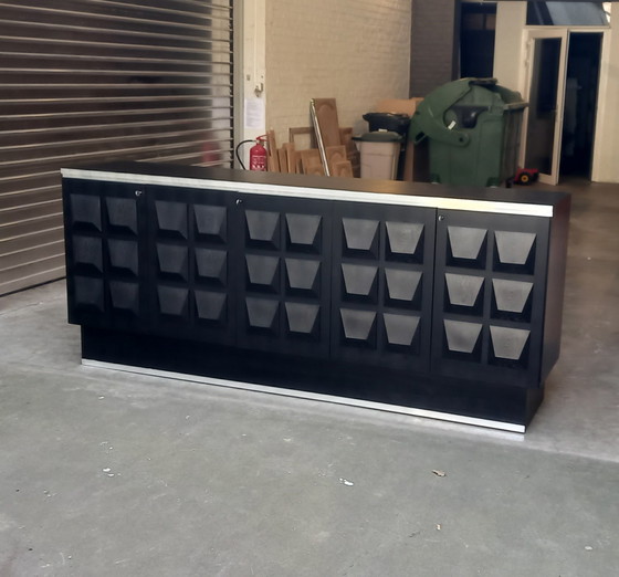 Image 1 of Sideboard Vintage Dressoir Brutalist style de Coene 1970's