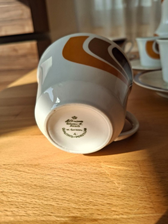 Image 1 of Servizio da caffè Seltmann Weiden dal design "Space Age" degli anni '70.