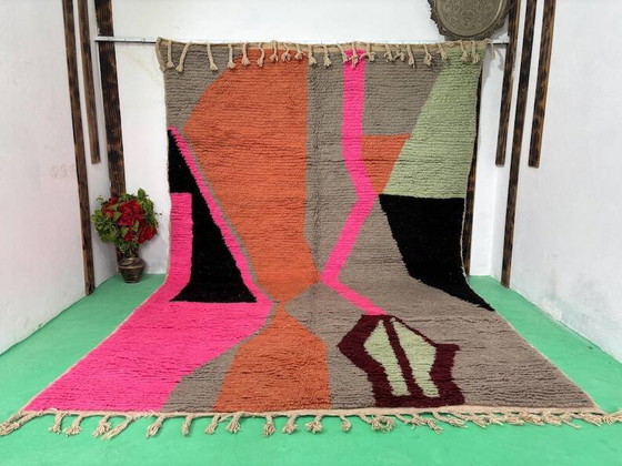 Azilal geweven wollen vloerkleed 200cmx300cm – Vloerkleden en tapijten, Wool, Bohemian (photo 2 of 9)
