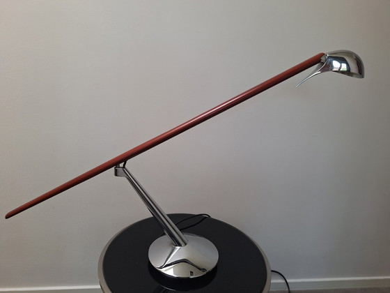 Image 1 of Design postmodern table lamp 'Blue bird' designed by Jorge Pensi for B.Lux