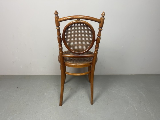 Set van zes authentieke eetkamerstoelen, vervaardigd door Josef Hofmann - Wenen/Bielitz, Oostenrijk, jaren (photo 11 of 15)