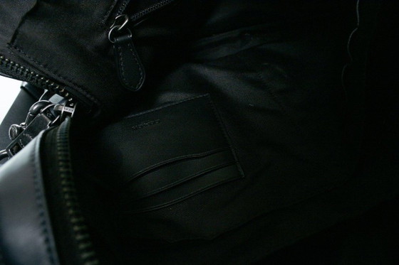Image 1 of Coach, croc embossed laptop bag in blue
