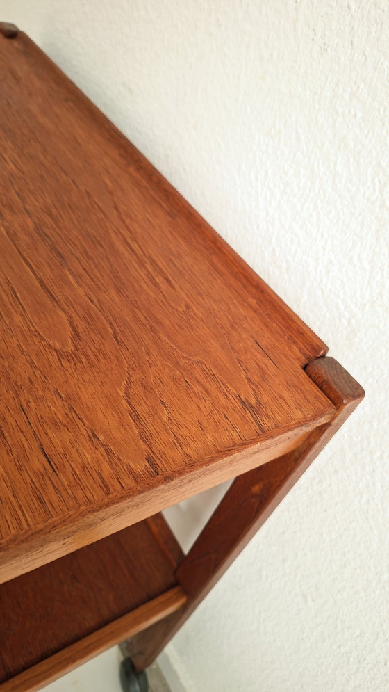 Image 1 of Erik Gustafsson Möbelfabrik Teakholz-Barwagen