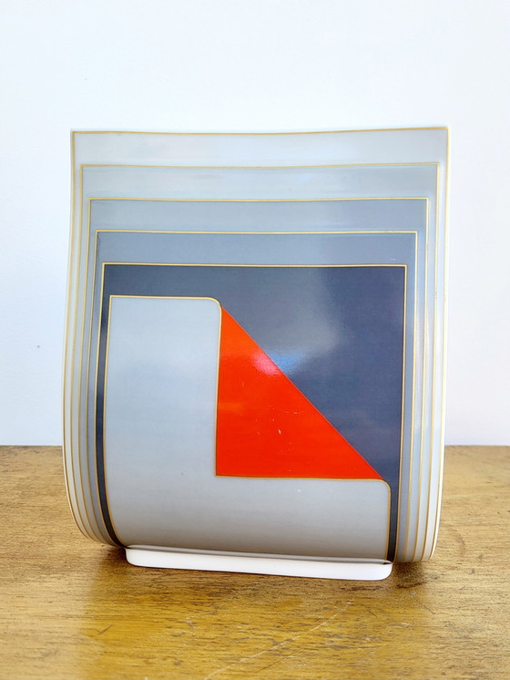 Image 1 of Rosenthal Studio Linie Vase, Designer Christa Goltz, Graphic Design, 1980s
