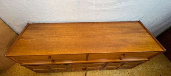 Image 1 of Mid Century Retro Vintage Teak Sideboard by Nathan (Circa 1960–1970)  A stylish and highly versatile mid century modern teak sid