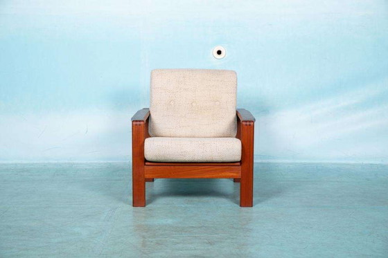 Image 1 of Midcentury armchair teak Danish design Japandi lounge chair