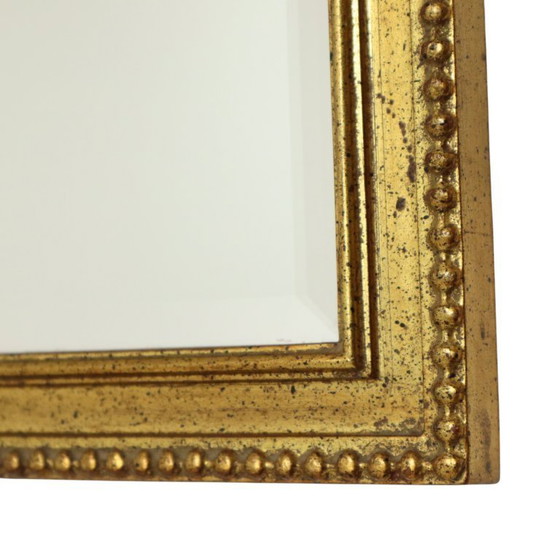 Image 1 of Vintage Gouden Deknudt Spiegel Facetgeslepen 78cm