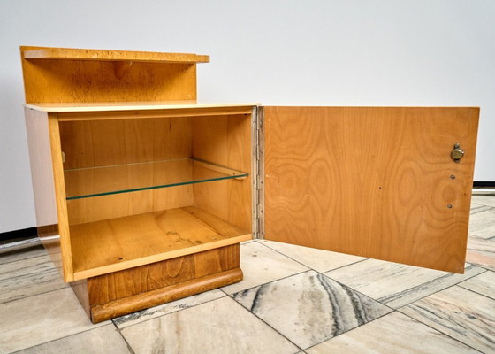 Image 1 of Set of two Art Déco nightstands by Jindřich Halabala, 1960s, Czechoslovakia
