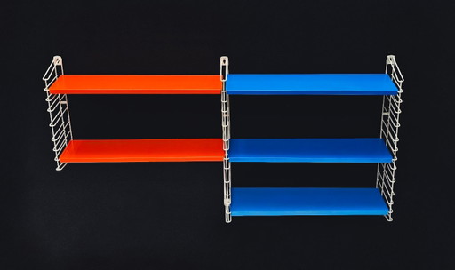 Estanterías de pared Tomado A. Dekker Marcadas azul naranja