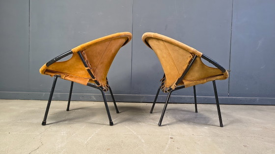 Image 1 of Vintage balloon chairs by Lush & co, 1960s - set of 4