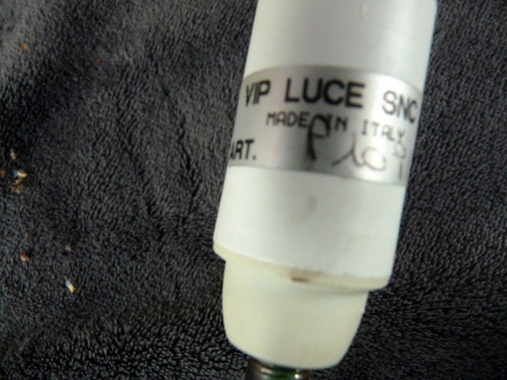 Image 1 of giant sconces painted murano glass leaf 63cm