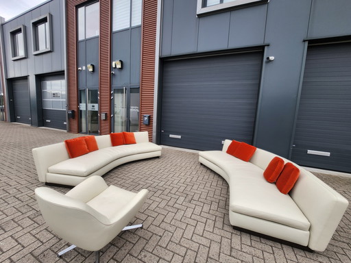 Minotti - Seymour sofa + Jensen armchair by Rodolfo Dordoni (Showroom model)
